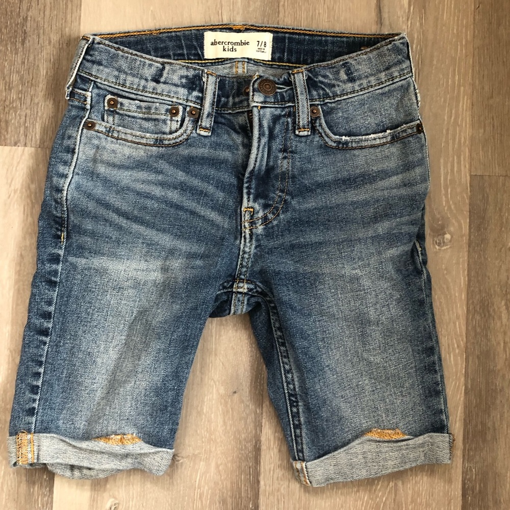 Boys Abercrombie Kids Jean Shorts Size 7/8